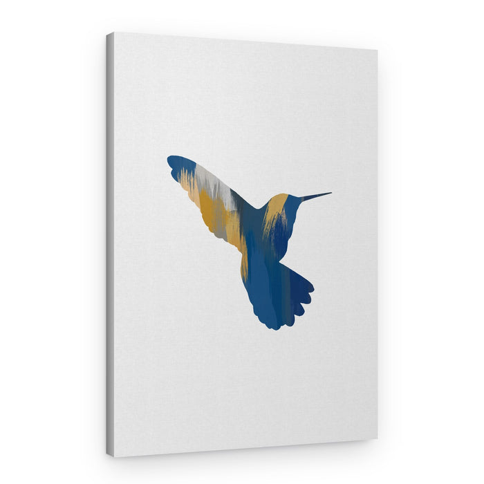 Abstract Hummingbird Flight – Canvas Print