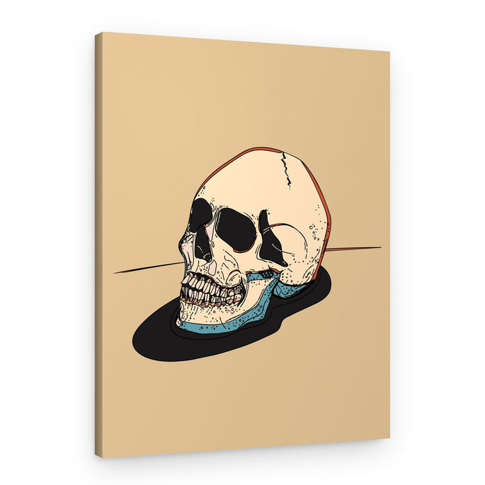 Artistic Skull Study – Canvas Print