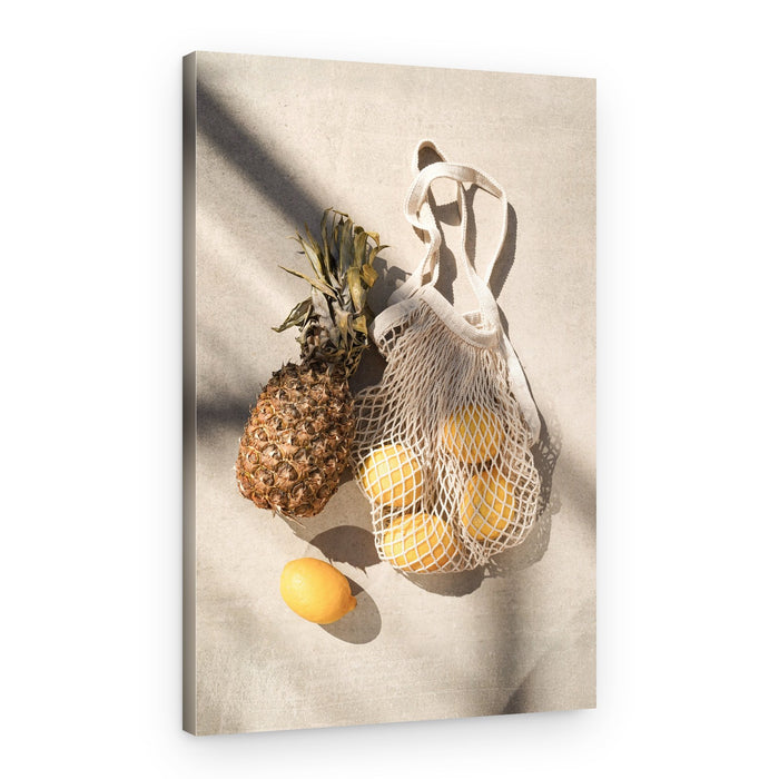 Sunny Citrus Still Life – Canvas Print