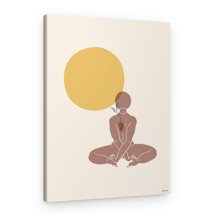 Inner Peace Blossom – Canvas Print