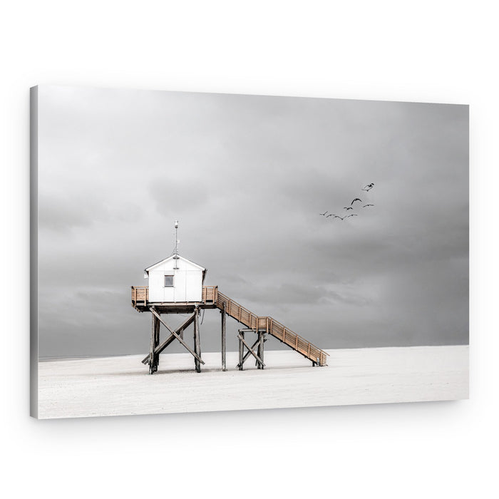 Solitary Stilt House – Canvas Print