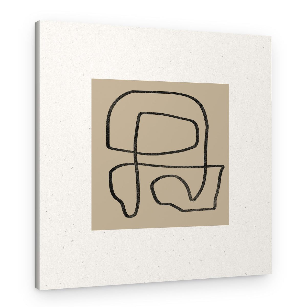 Curved Labyrinth – Canvas Print