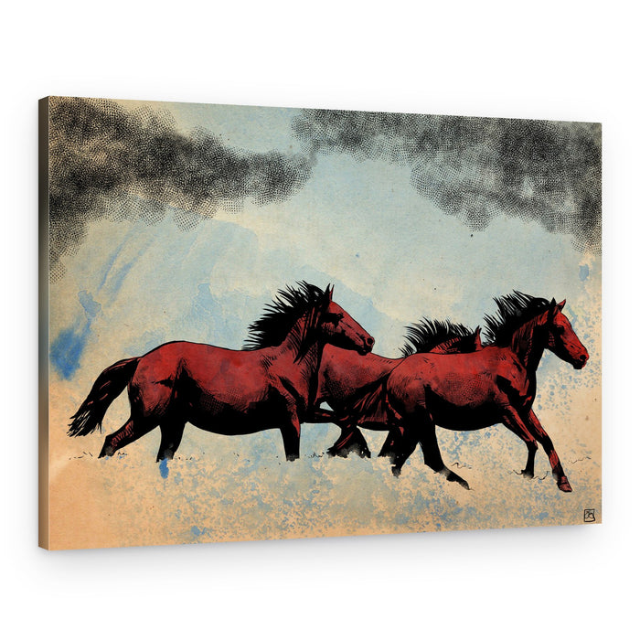 Galloping Freedom – Canvas Print