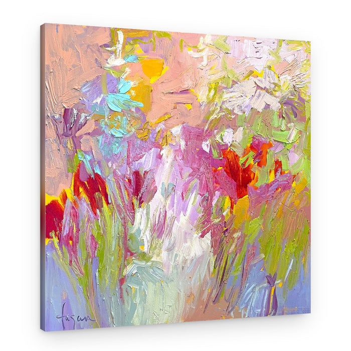 Colorful Bloom Palette – Canvas Print