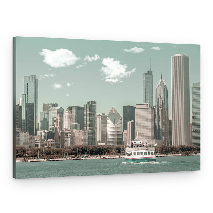 Chicago Skyline Cruise – Canvas Print