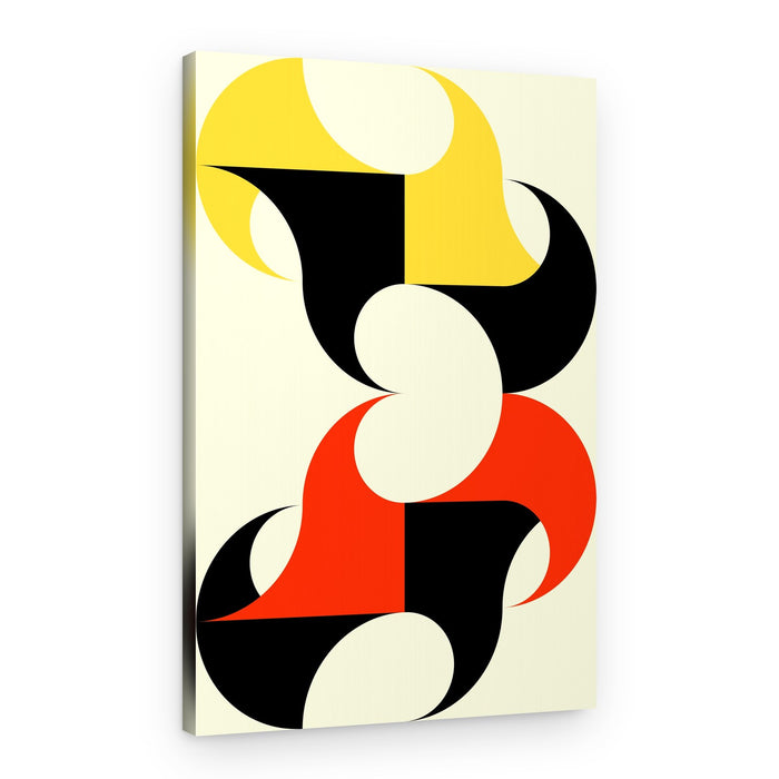 Bold Abstract Flow – Canvas Print
