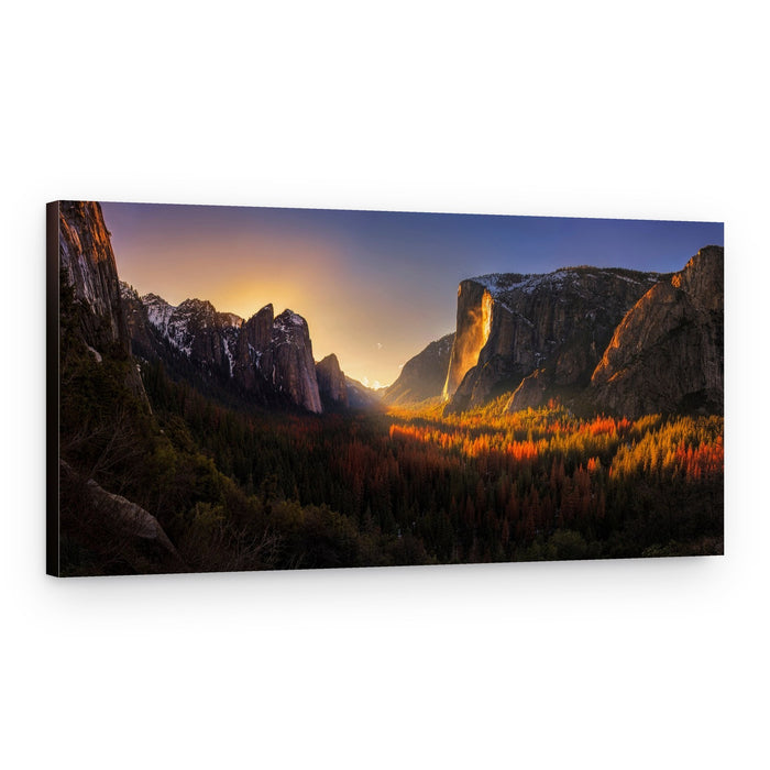 Golden Valley Sunset – Canvas Print