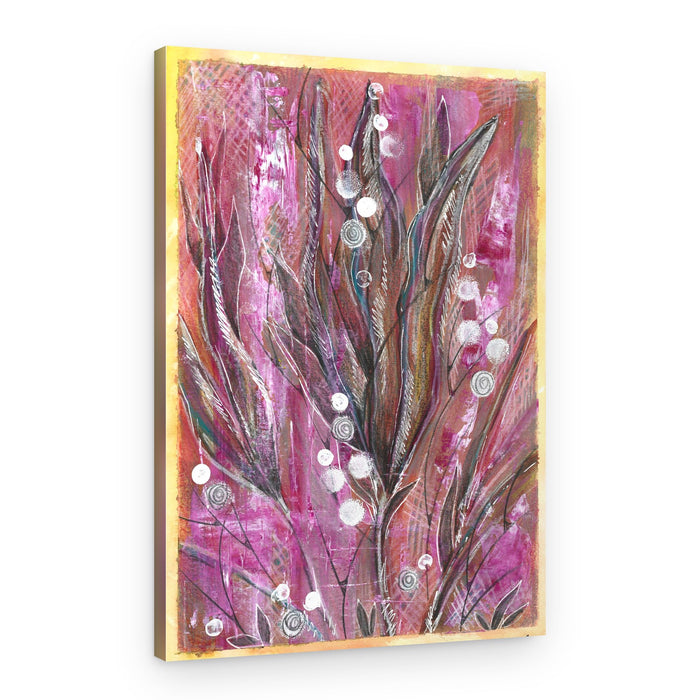 Vibrant Magenta Botanicals – Canvas Print