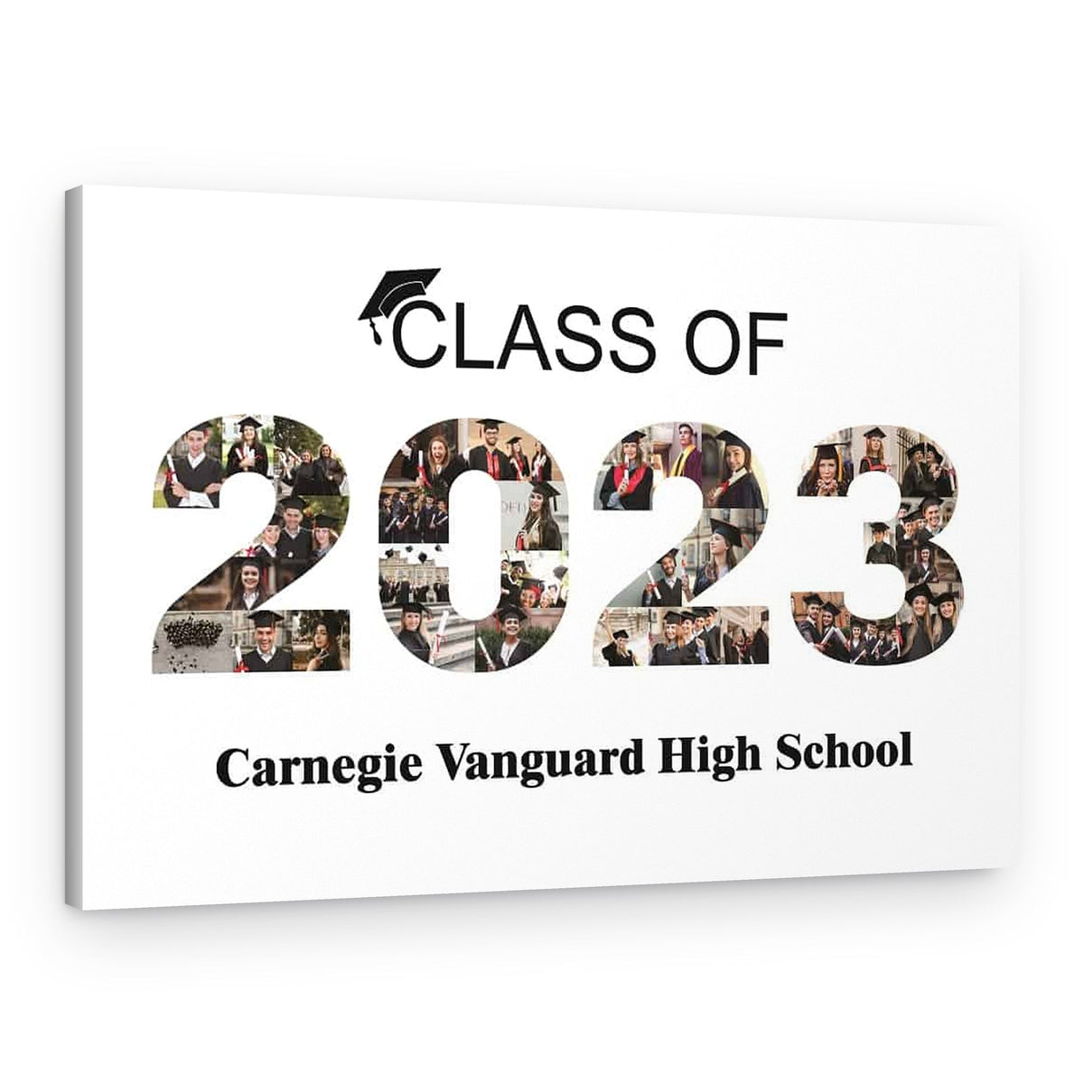 Graduation Collage Canvas Print – Canvas Print – Design B / 2023
