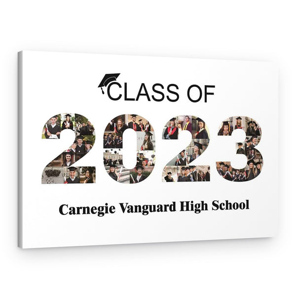 Graduation Collage Canvas Print