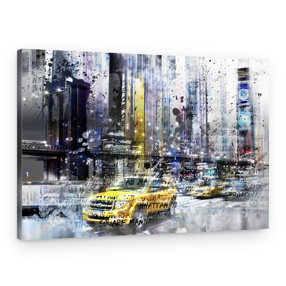 Vibrant New York Taxis – Canvas Print
