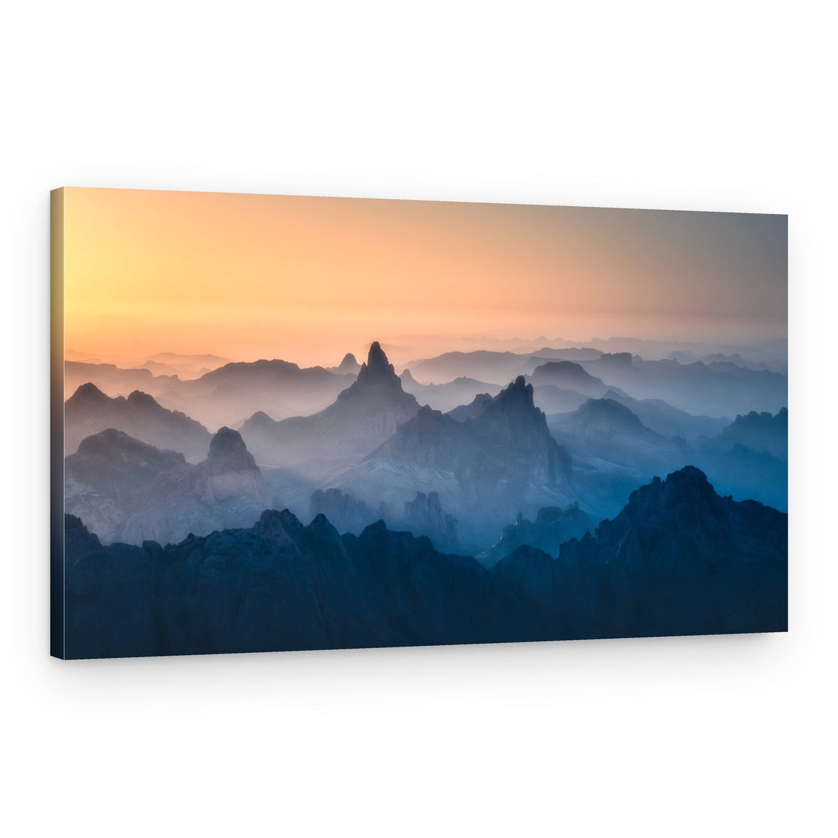 Majestic Misty Mountains – Canvas Print