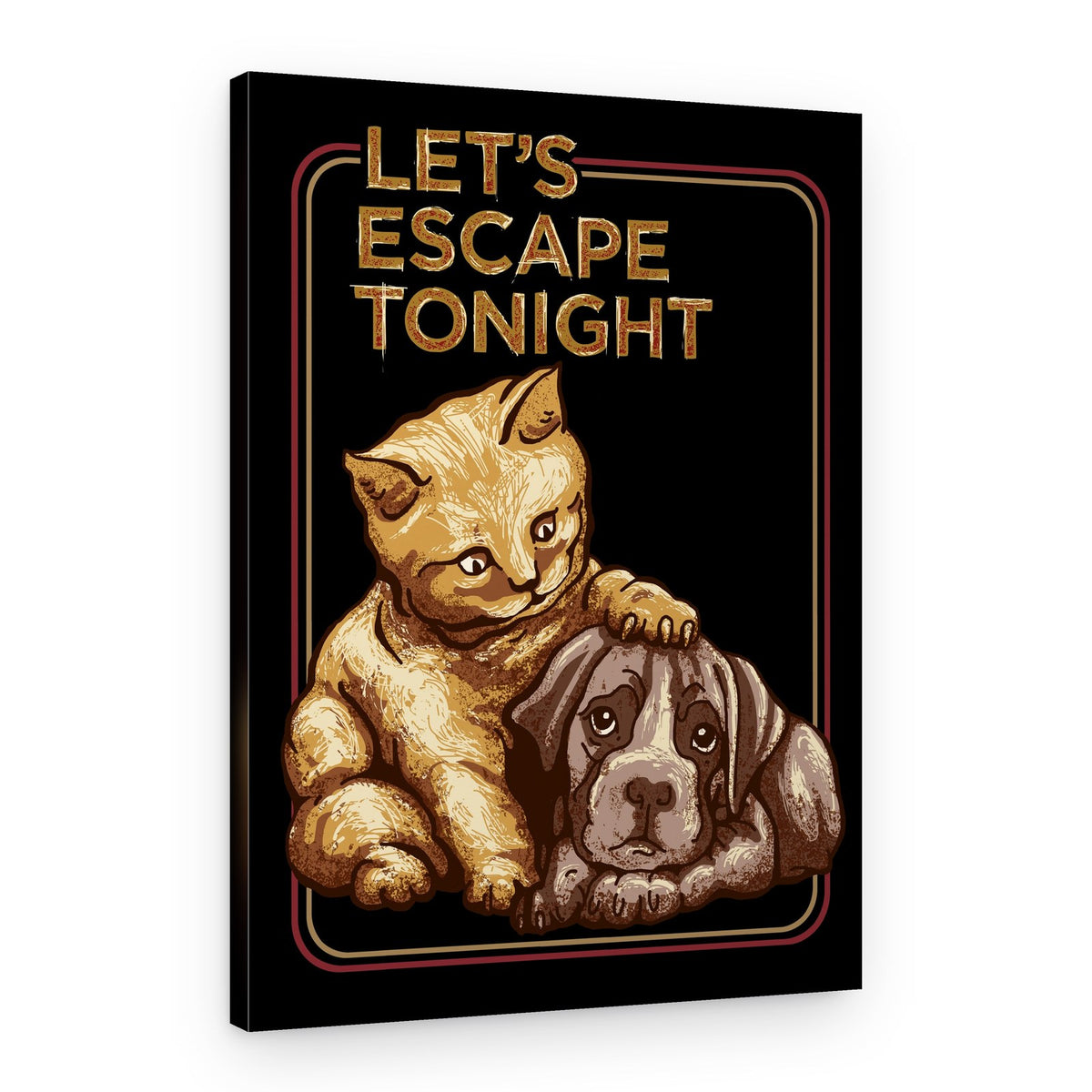 Let's Escape Tonight – Canvas Print