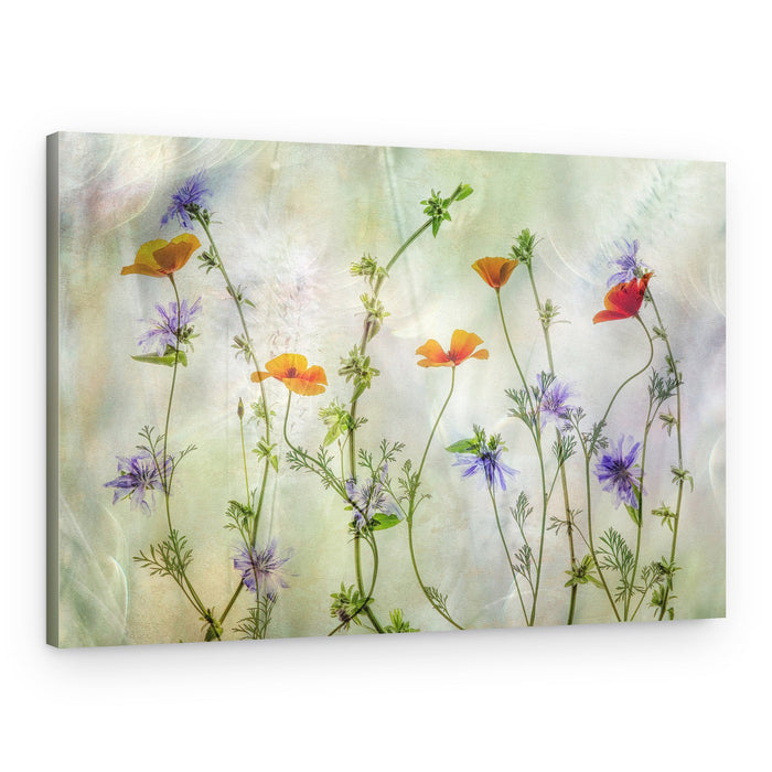 Ethereal Garden Blooms – Canvas Print