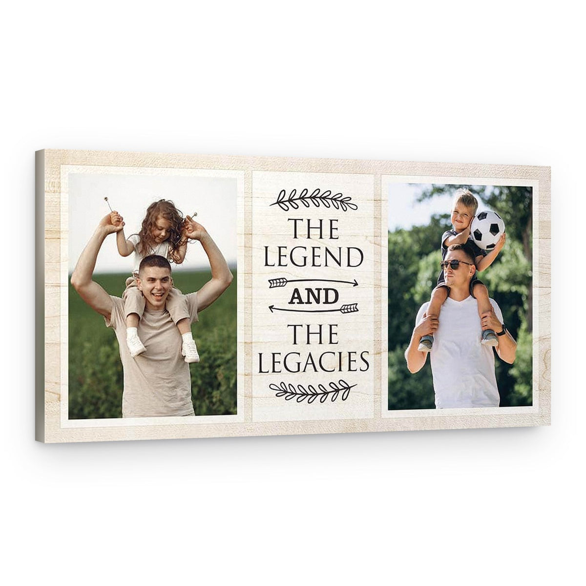 The Legend and The Legacies Custom Photo Canvas Print – Canvas Print