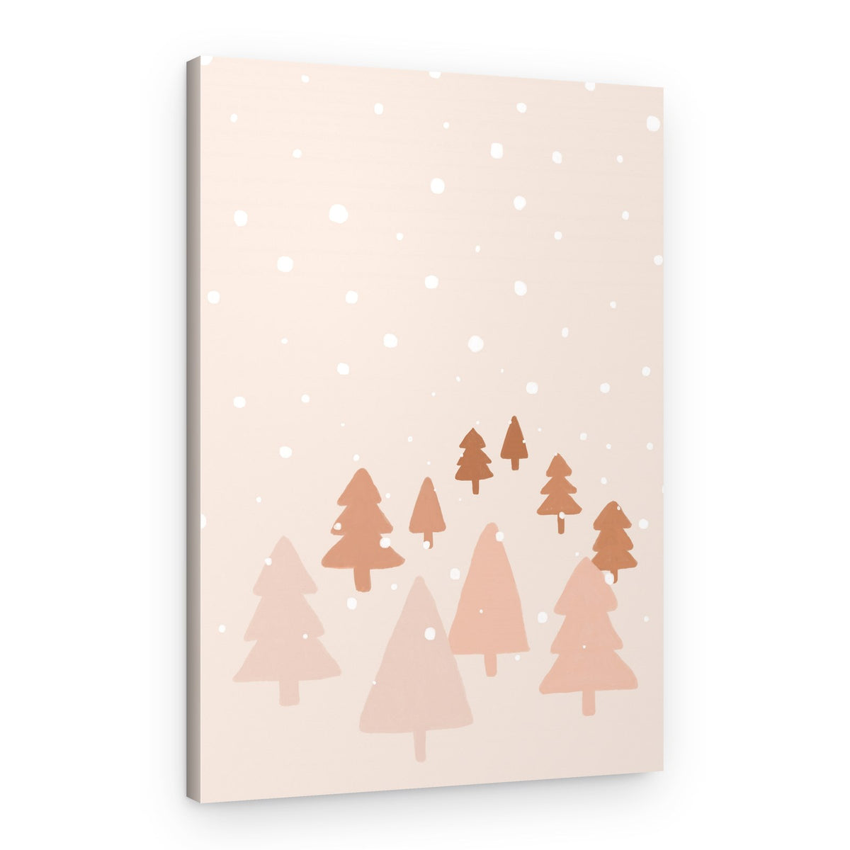 Cozy Winter Forest – Canvas Print