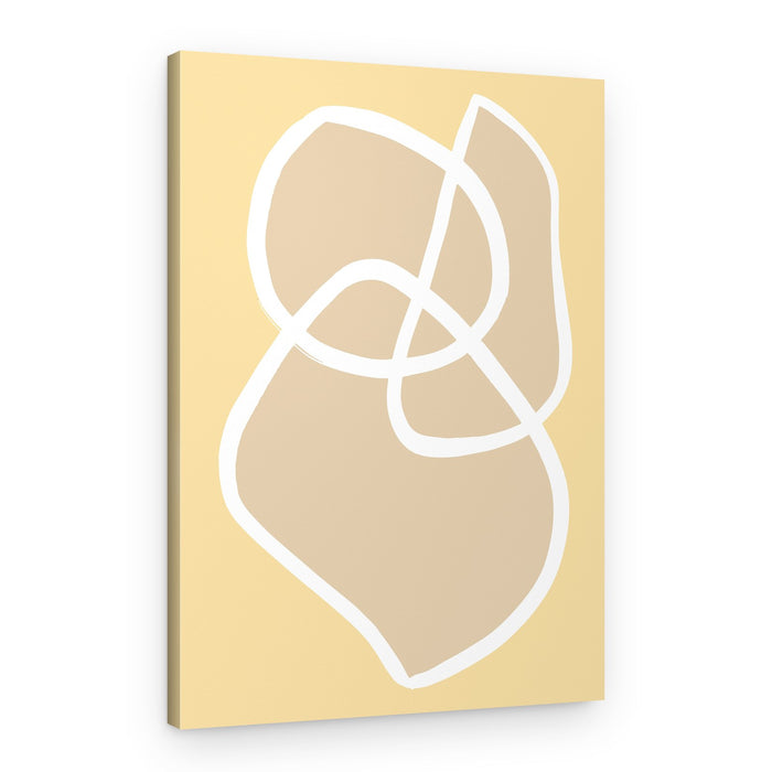 Flowing Organic Shapes – Canvas Print