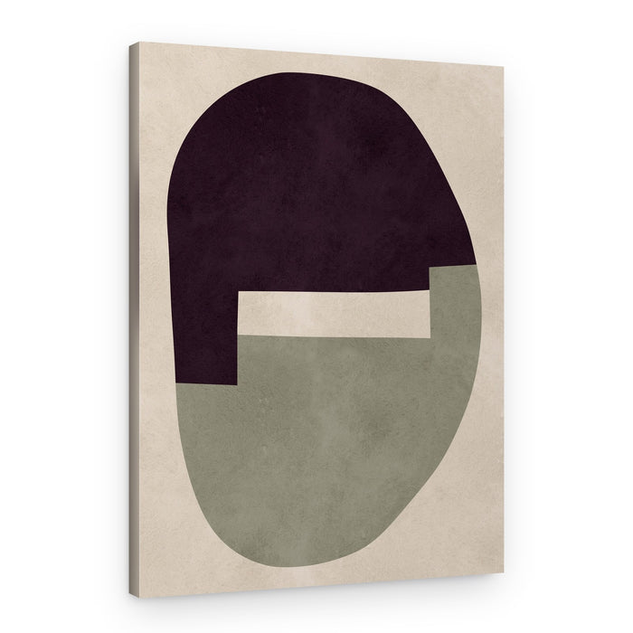 Muted Geometric Balance – Canvas Print
