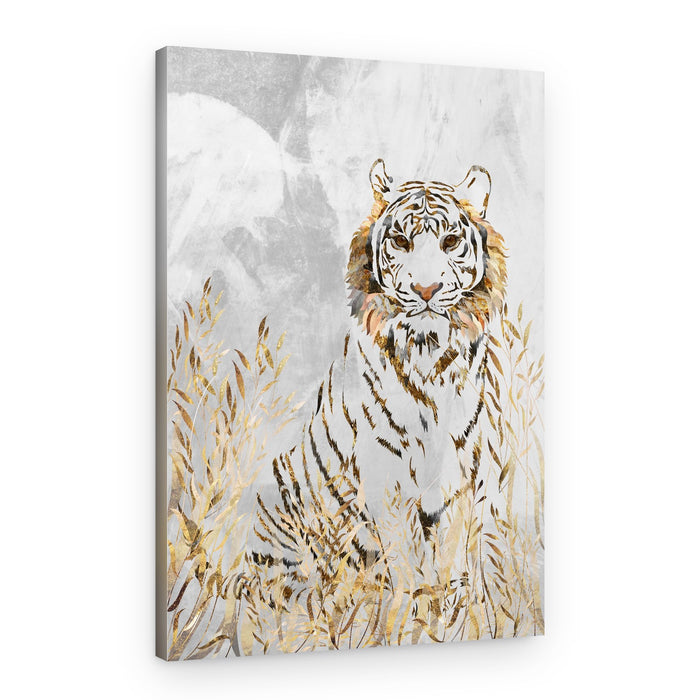 Regal Golden Tiger – Canvas Print