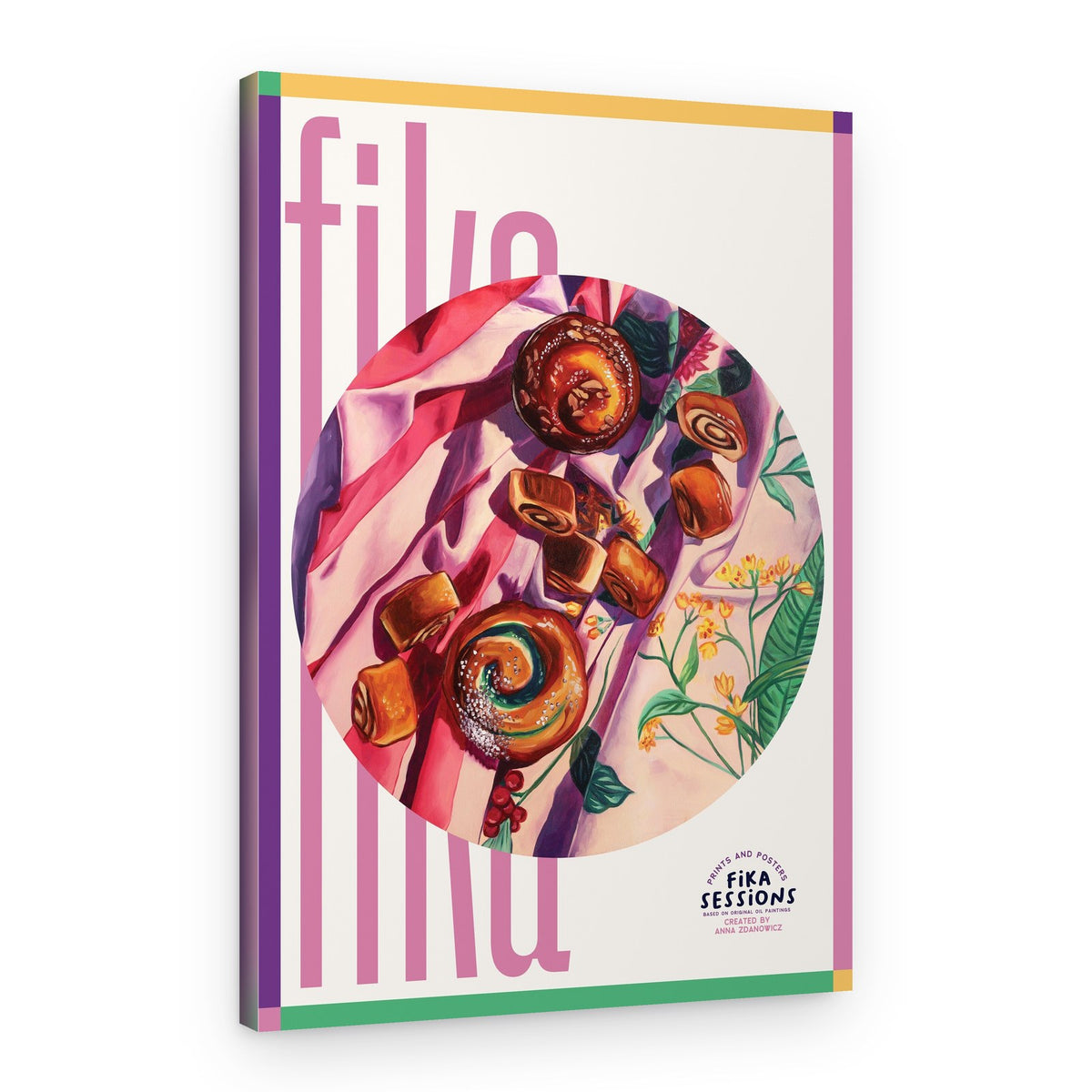 Vibrant Morning Pastries – Canvas Print