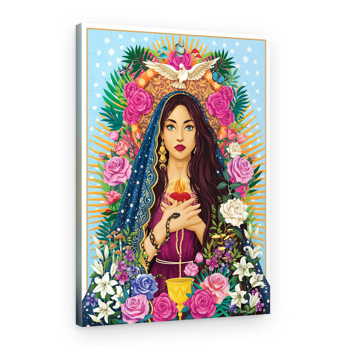 Divine Feminine Sacred Heart – Canvas Print