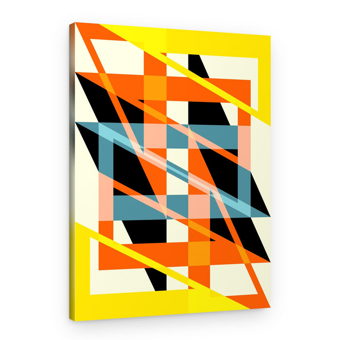 Bold Geometric Composition – Canvas Print