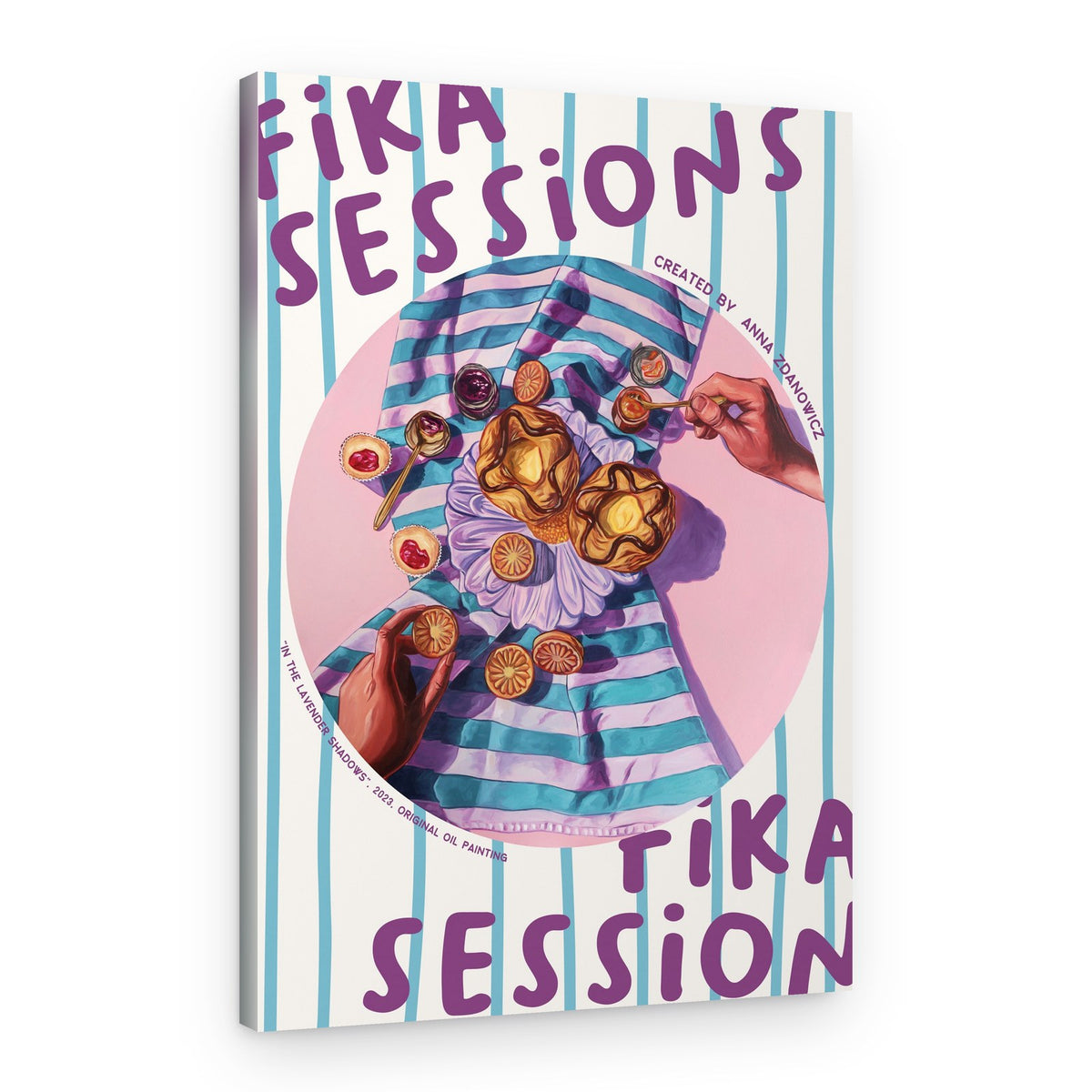 Sweet Fika Coffee Break – Canvas Print
