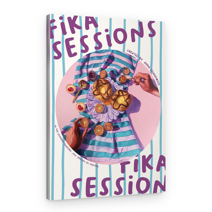 Sweet Fika Coffee Break – Canvas Print