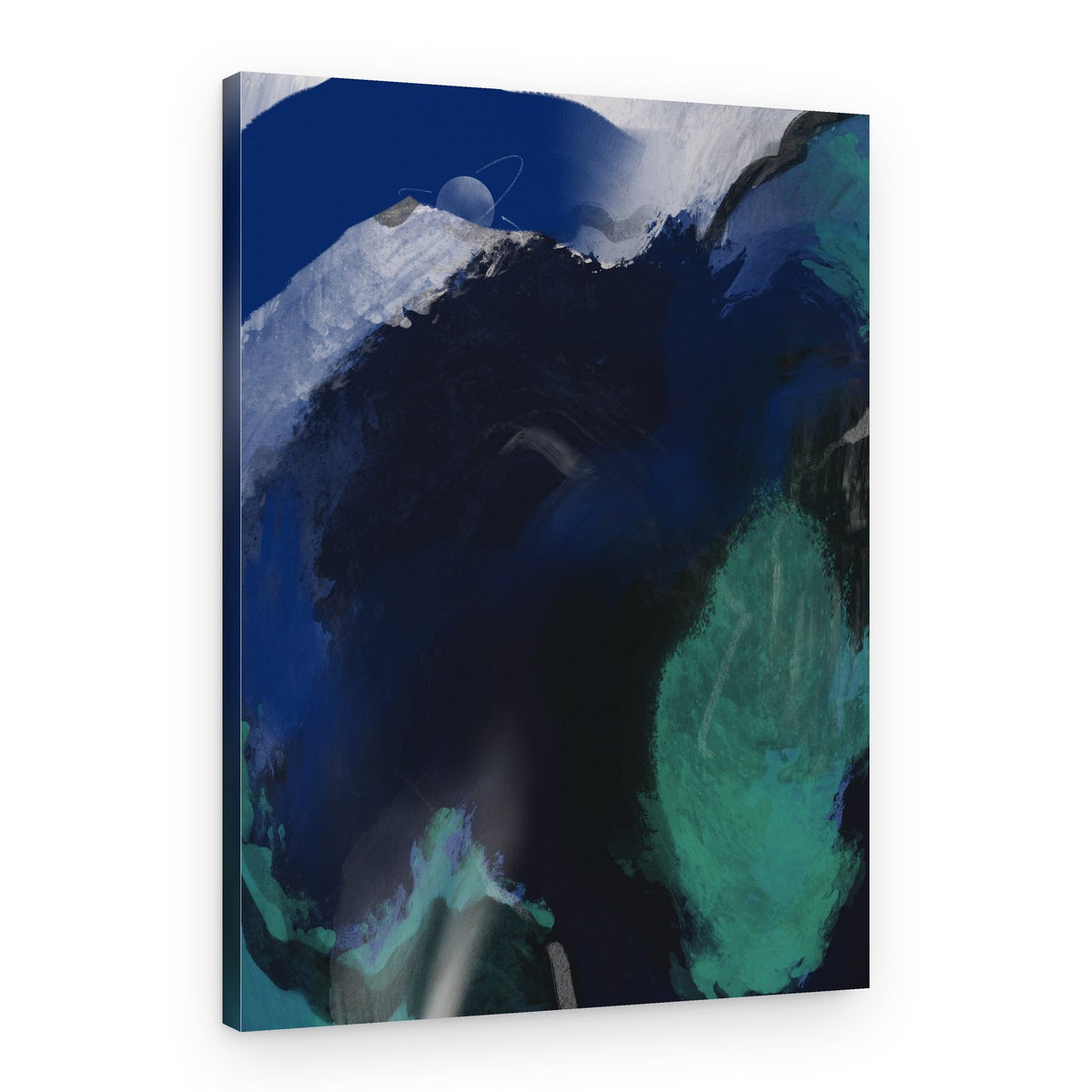 Ringed Planet Horizon – Canvas Print