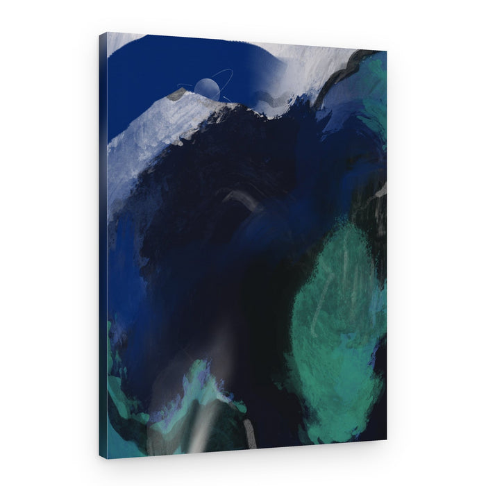 Ringed Planet Horizon – Canvas Print