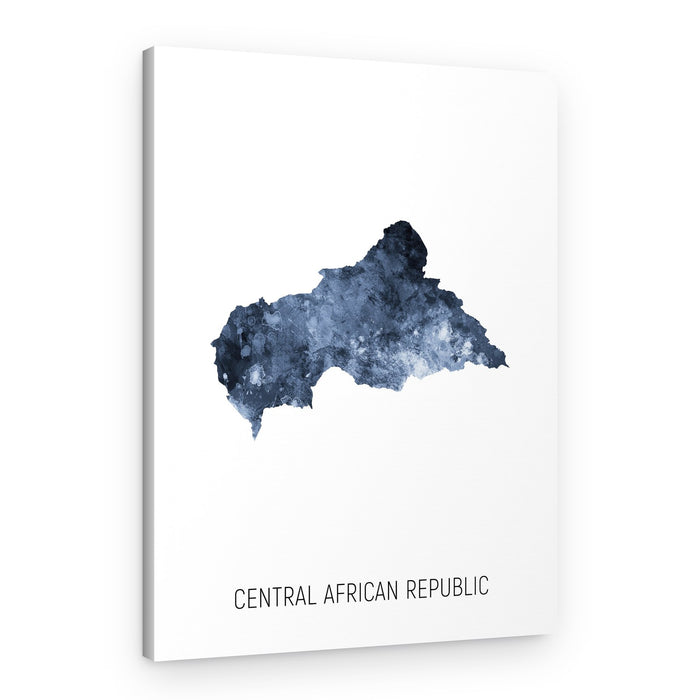 Central African Republic Map – Canvas Print