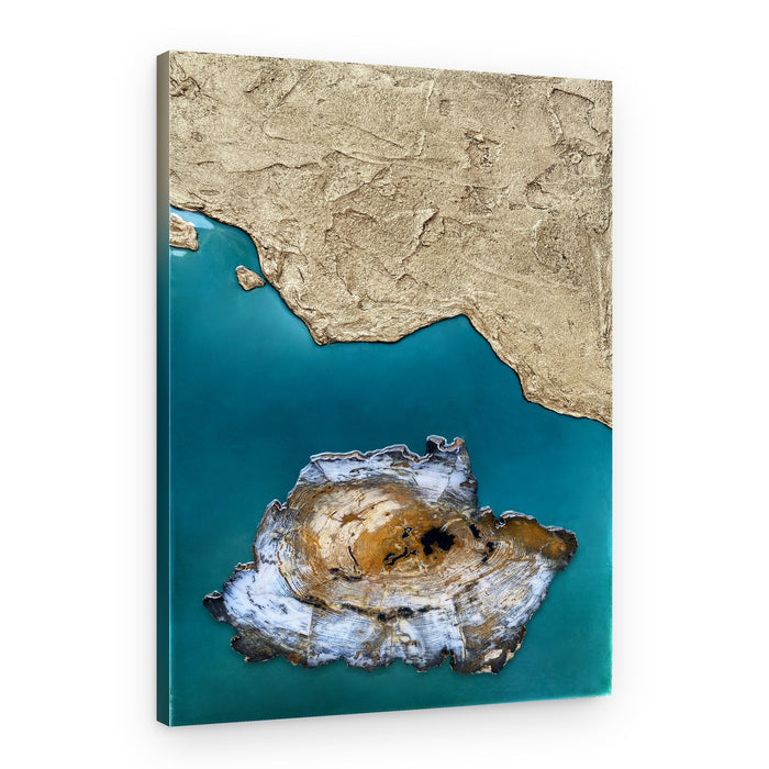 Petrified Island Coast – Canvas Print