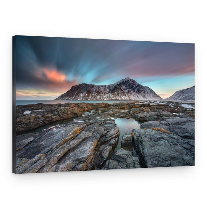 Coastal Mountain Twilight – Canvas Print