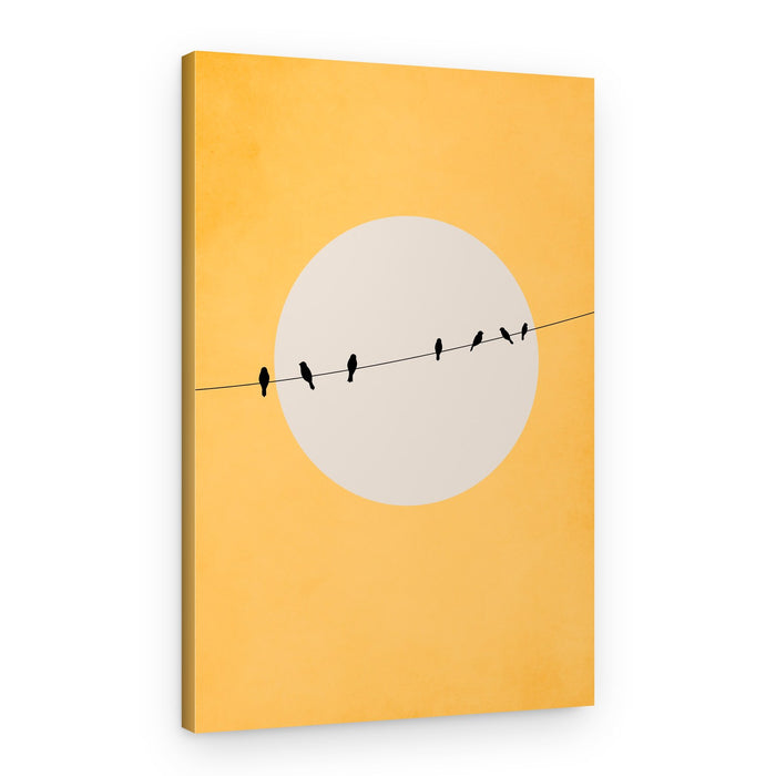 Chirping and Chilling – Canvas Print