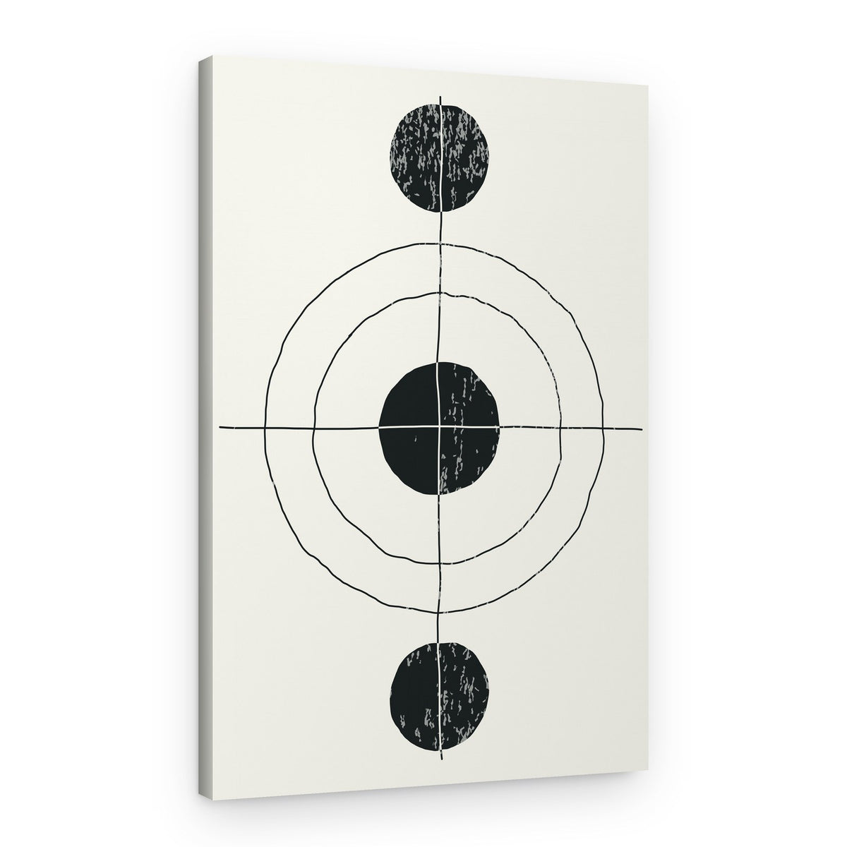 Abstract Concentric Balance – Canvas Print