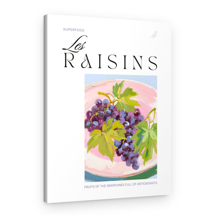 Purple Grapes Painting – Canvas Print