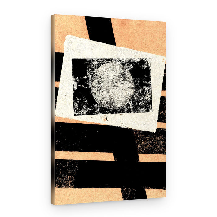 Abstract Lunar Graphic – Canvas Print