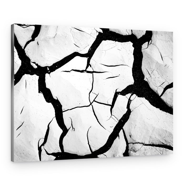 Cracked Earth Texture – Canvas Print