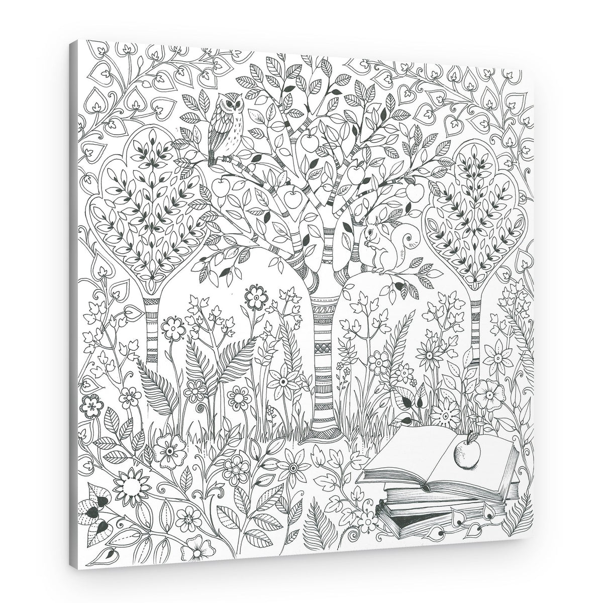 September School Books – Canvas Print