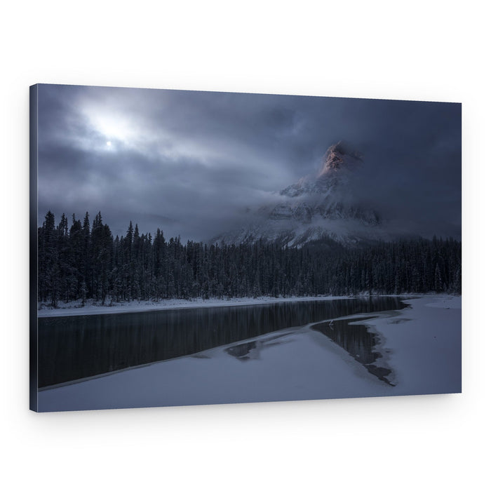 Winter Mountain Light – Canvas Print