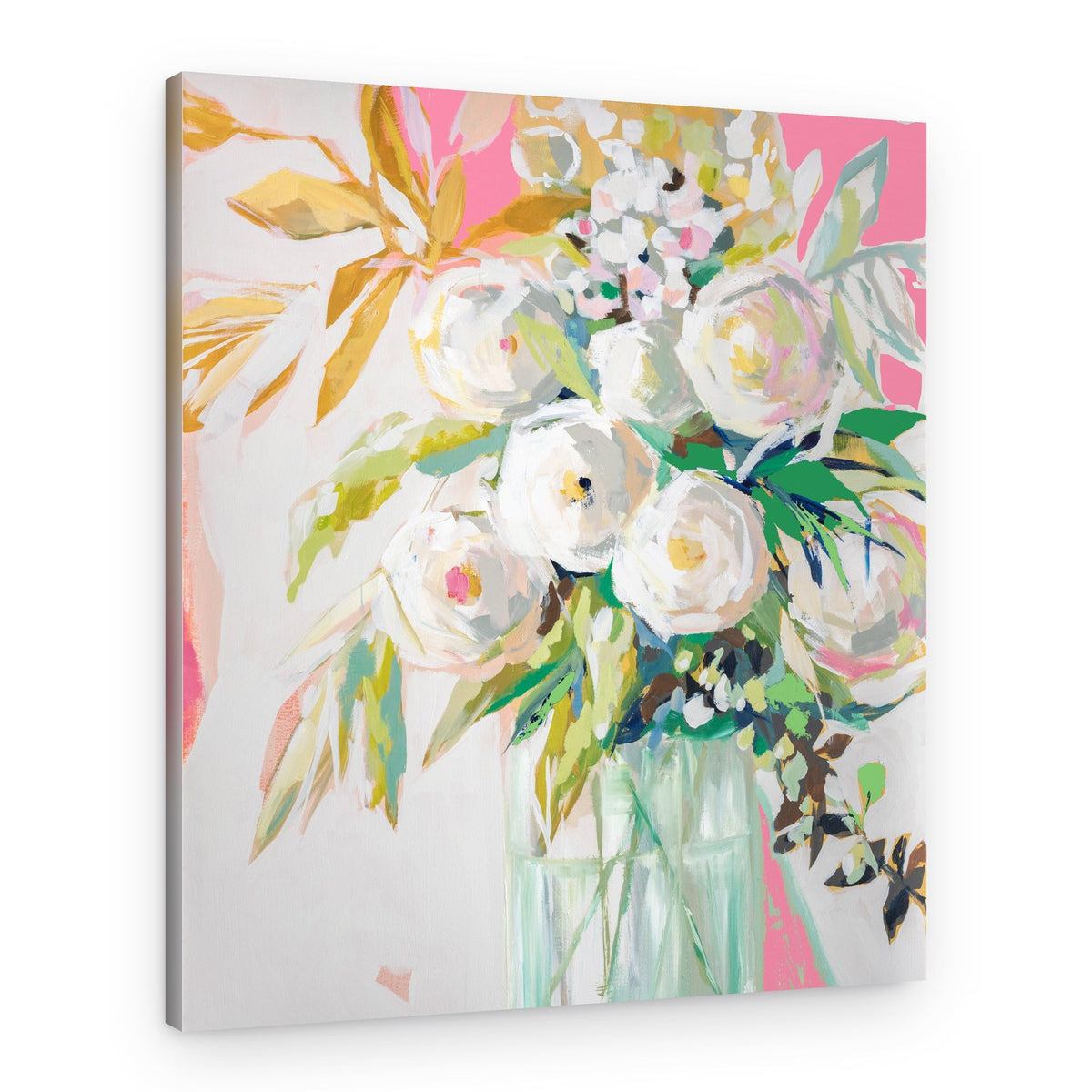 Springtime Soiree Floral – Canvas Print