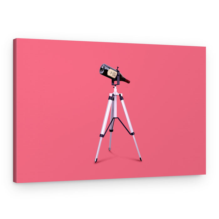 Wine Telescope – Canvas Print