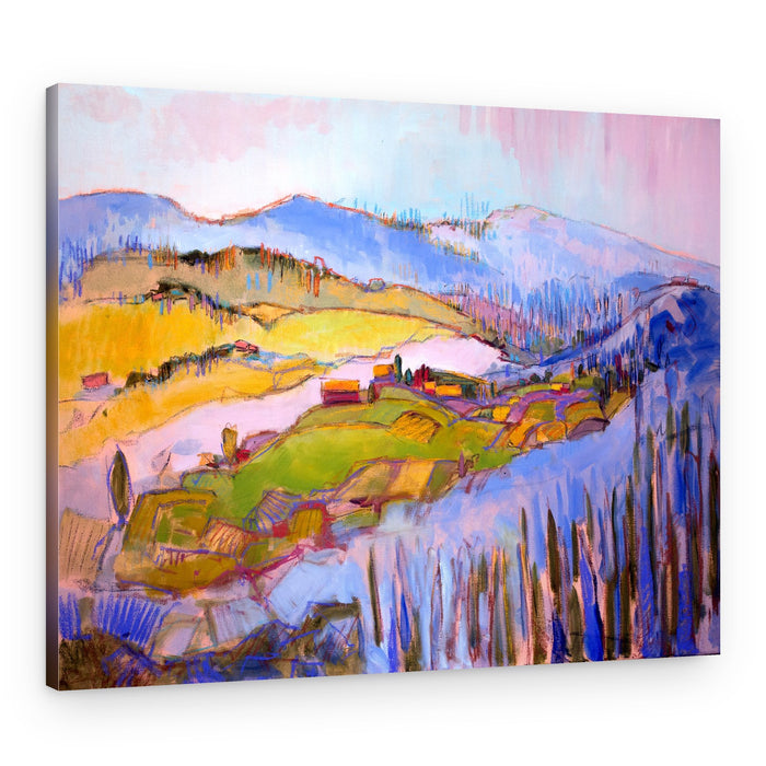 Colorful Hillscape – Canvas Print