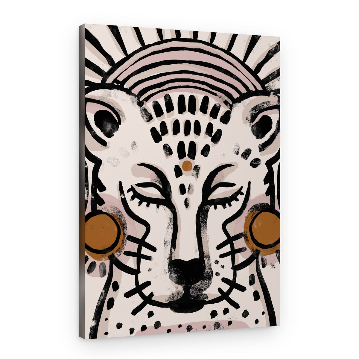 Leopard's Tranquility – Canvas Print