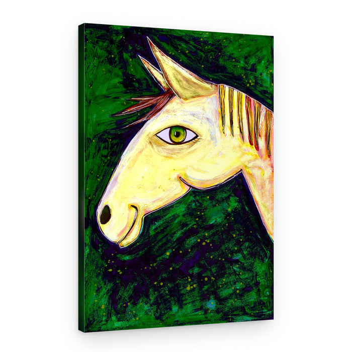 Whimsical Horse Profile – Canvas Print
