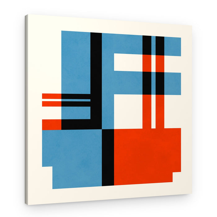 Geometric Color Blocks – Canvas Print