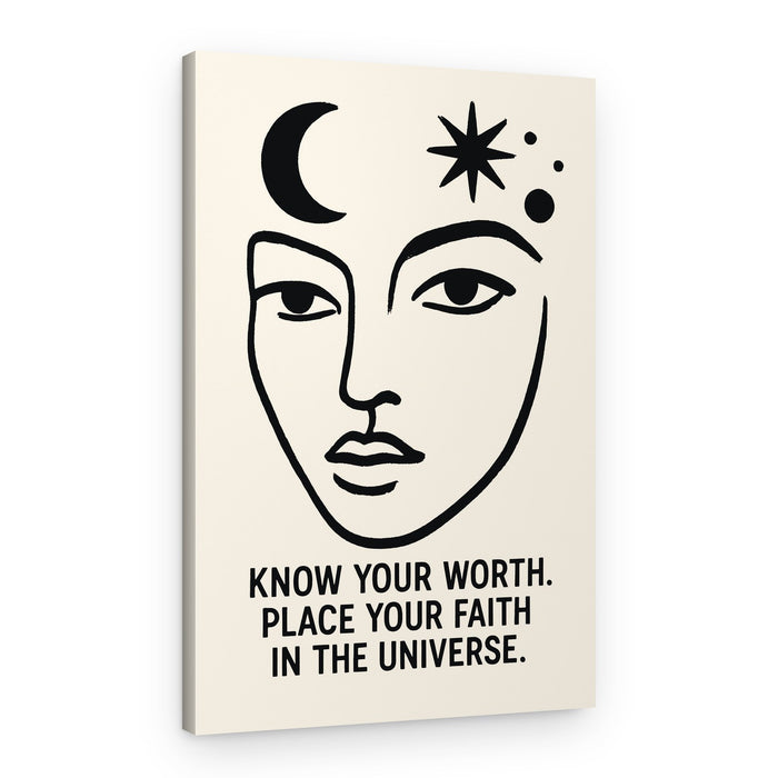 Knowyourworth – Canvas Print