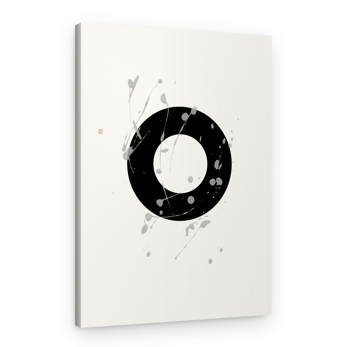 Abstract Circle Splash – Canvas Print