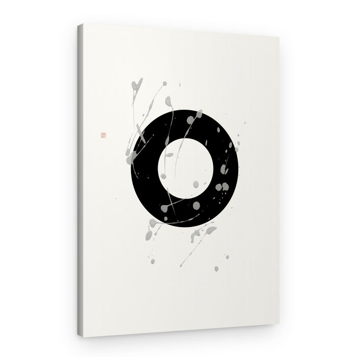 Abstract Circle Splash – Canvas Print