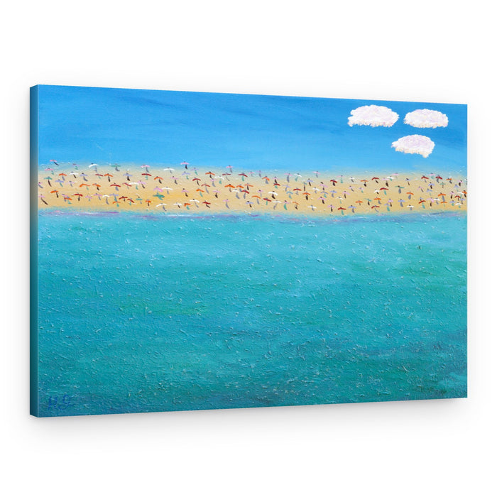 Coastal Birds Flying – Canvas Print